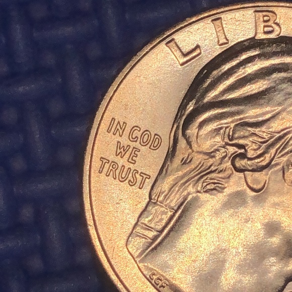 Rare U.S. In Cod We Trust Error Quarter Coin Collectible Jovita Idar 2023 P - Picture 3 of 4